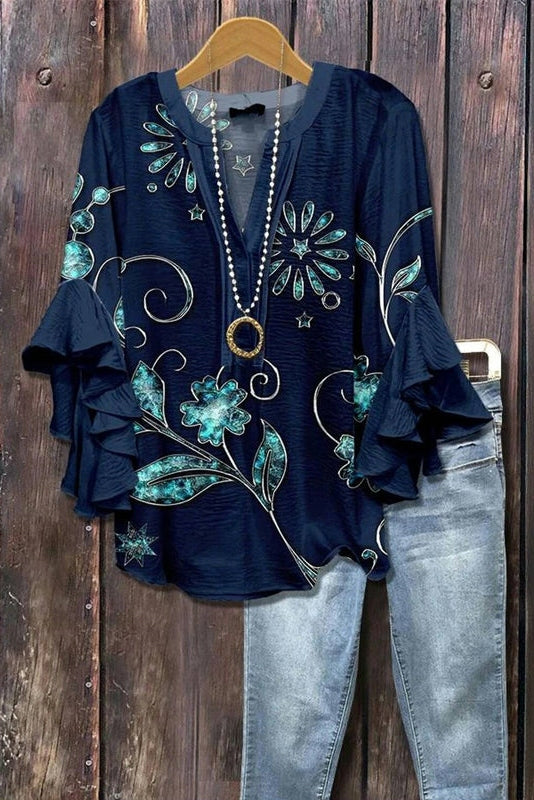 Romina - Flower Shirt