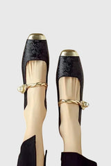 Olivette - Vintage Charm Leather Pumps
