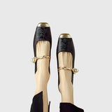 Marcella-Embellished Mary Jane Heels