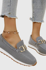 Alora – Textured Slip-On Loafers