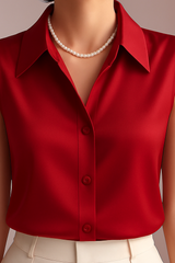 Satin Summer Blouse
