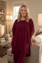 Navira – Elegant Layered Two-Piece Set