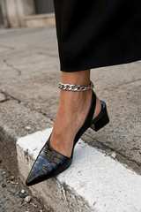 Noiréva - Leather Slingback Pumps