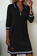 Marvella – Sporty Chic Zip Dress