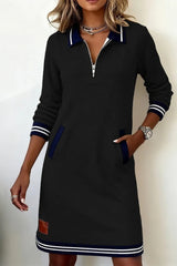 Marvella – Sporty Chic Zip Dress