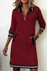 Marvella – Sporty Chic Zip Dress