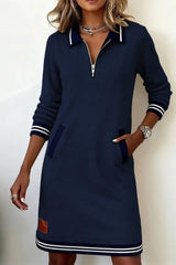 Marvella – Sporty Chic Zip Dress