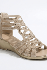 Elowira – Elegant Crystal Wedge Sandals
