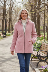 Alessia – Cosy Elegance Teddy Jacket