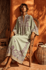 Velmira - Embroidered Bohemian Maxi Dress