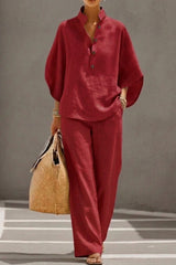 Liora – Relaxed Cotton Linen Two-Piece Set