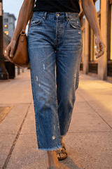Harper - Vintage Wash Wide-Leg Jeans