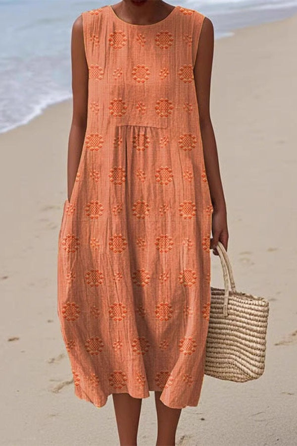 The Meadow Stitch – Sleeveless Dress
