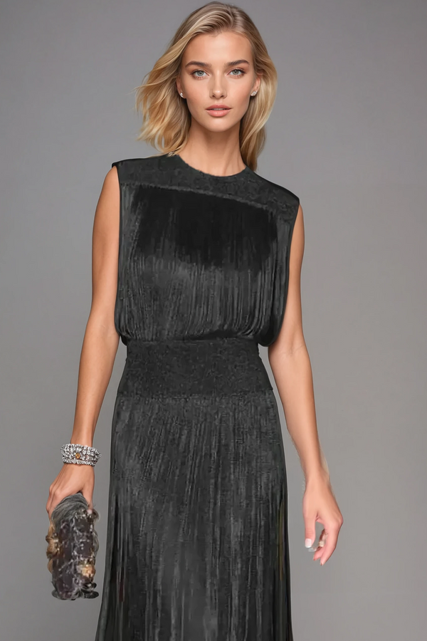 Luxe Fringe Two-Piece Dress